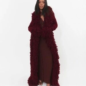 Fumo the Label FRINGE KNIT COAT SOLD OUT ONLINE. Size Xs/ s but fits a M.